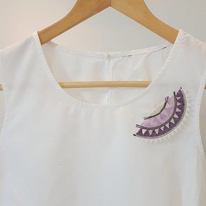 Handmade Tatted Brooch